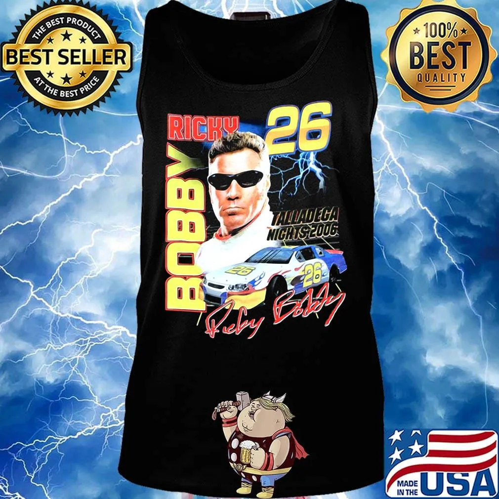 Ricky bobby 26 talladega nights 2006 signatures s Tank top