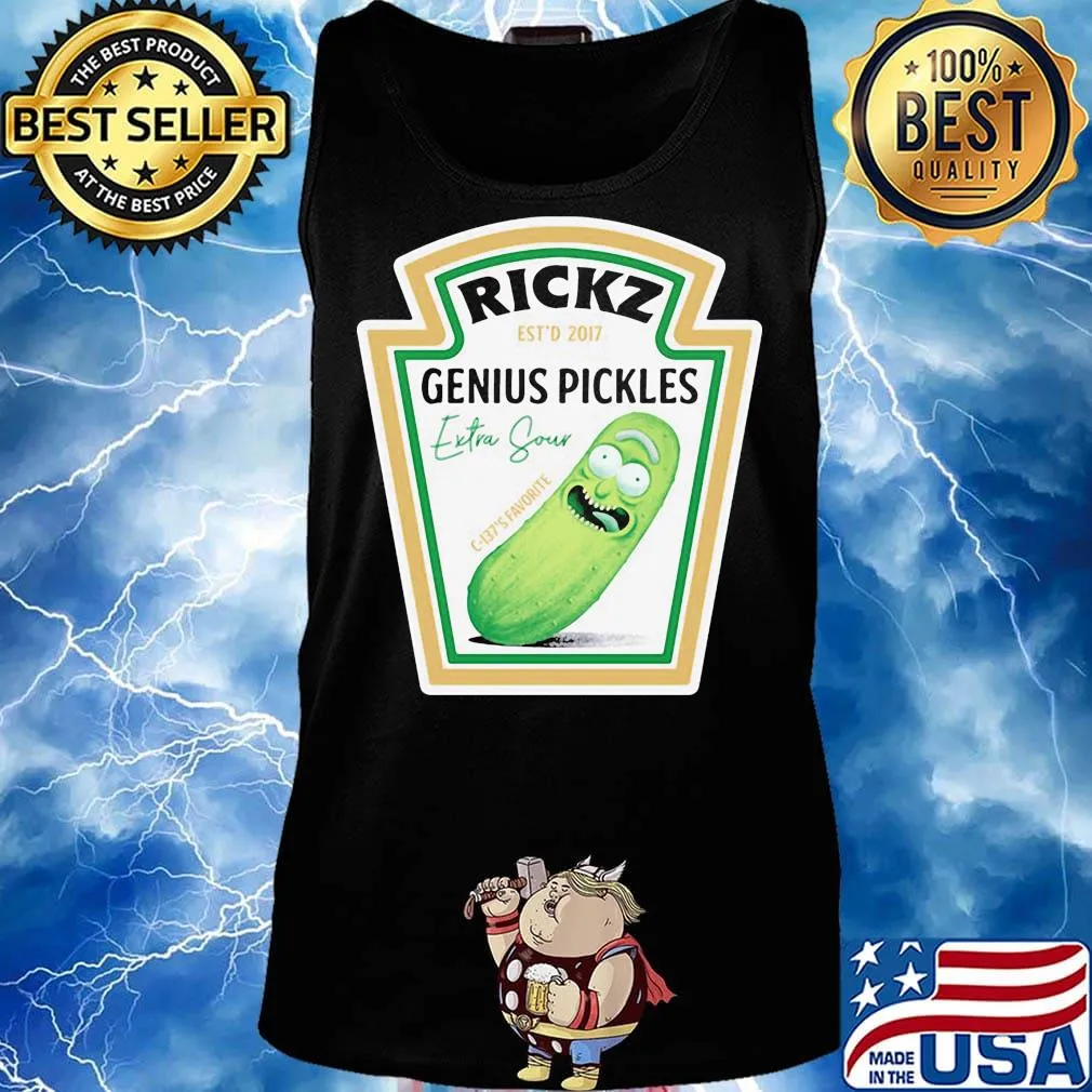 Rickz est 2017 genius pickles extra sour s Tank top