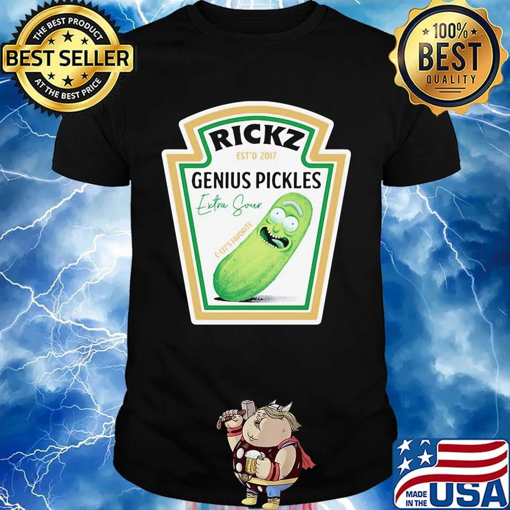 Rickz est 2017 genius pickles extra sour shirt