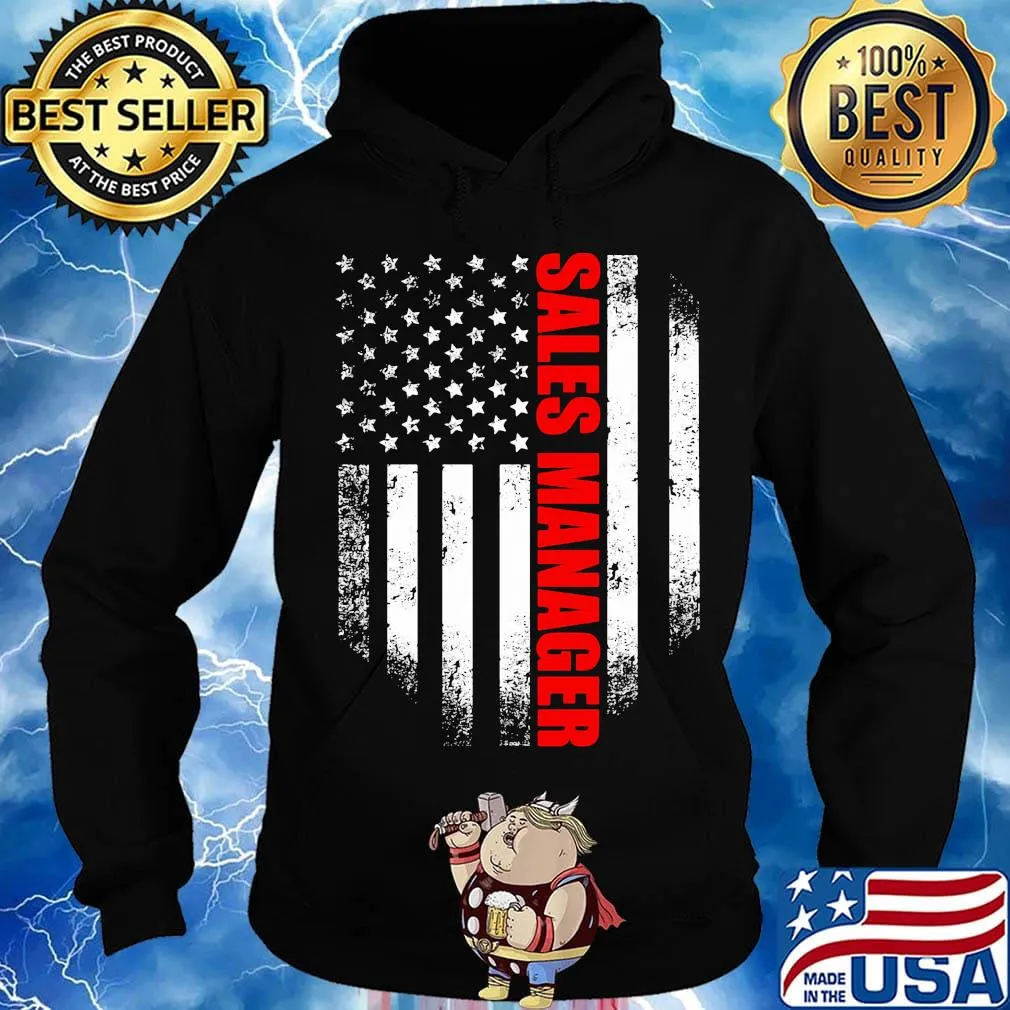 Sales manager american flag independence day s Hoodie