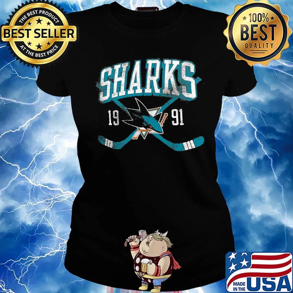 San Jose Sharks Fanatics Branded 1991 Vintage s Ladies tee