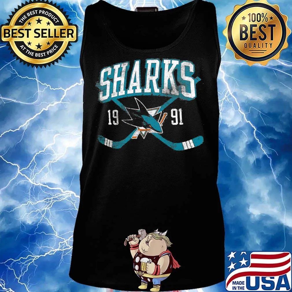 San Jose Sharks Fanatics Branded 1991 Vintage s Tank top