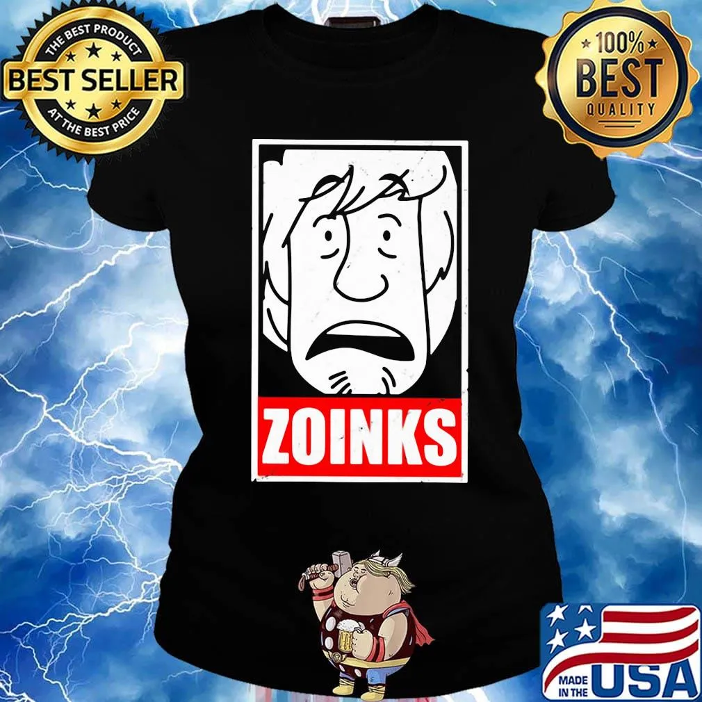 Scooby-doo shaggy zoinks s Ladies tee