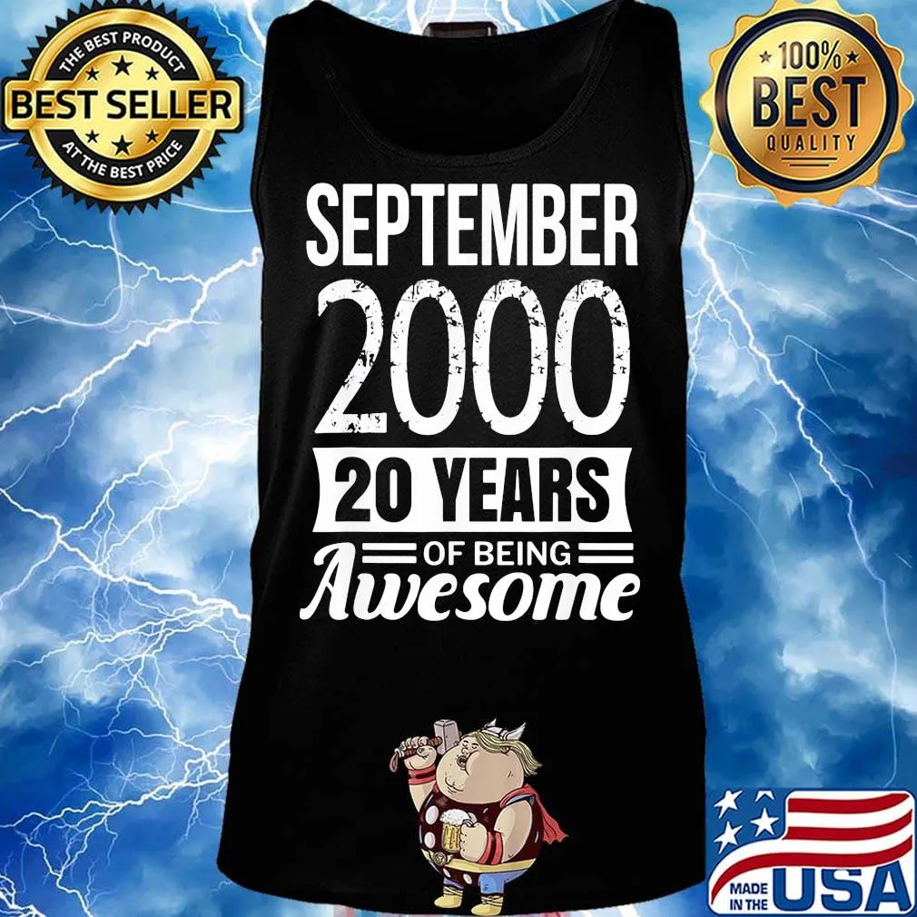 September 2000 20 years of being awesome s Tank top
