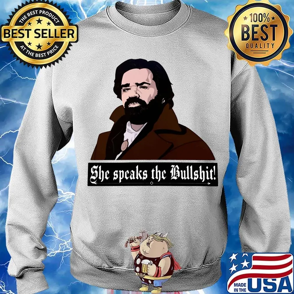 She speaks the bullshit s Sweater