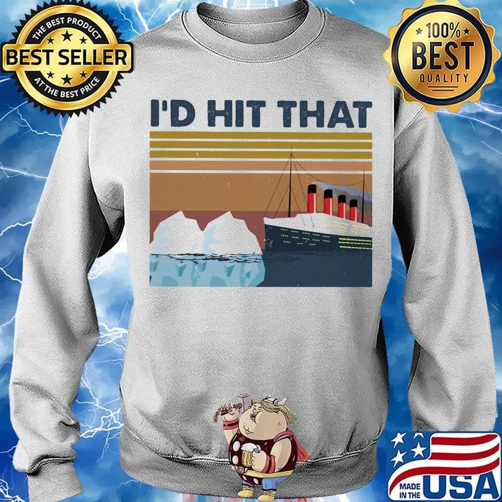Ship I'd hit that vintage retro s Sweater