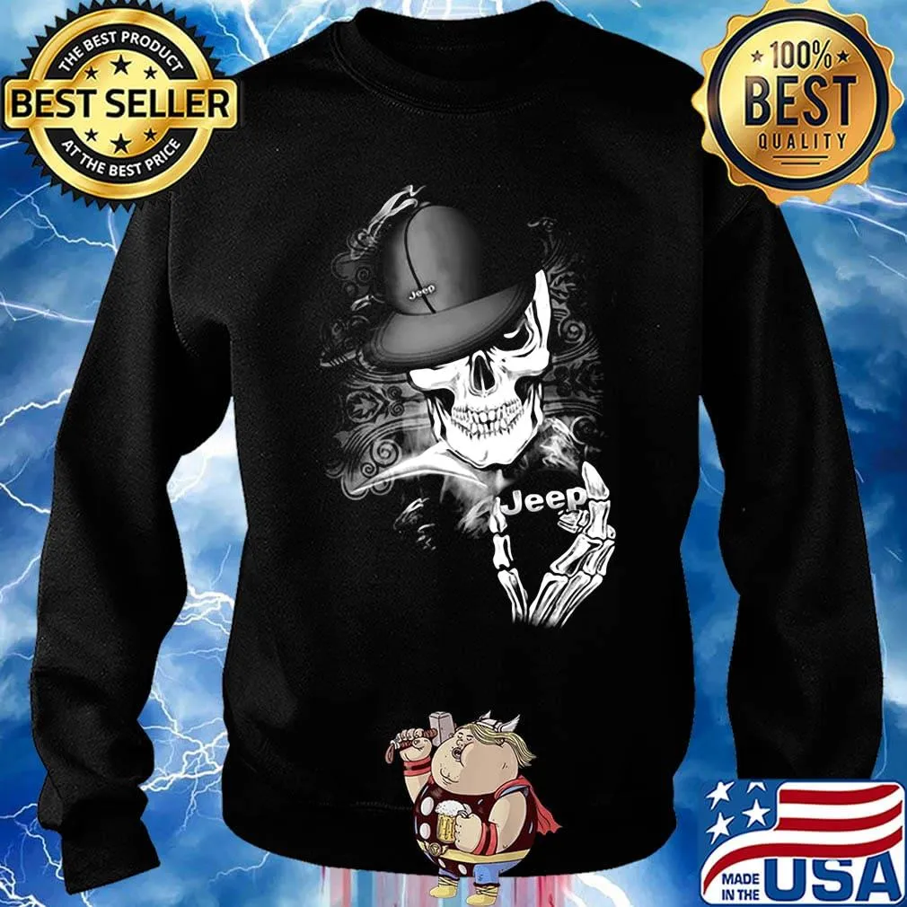 Skeleton skull jeep logo s Sweater