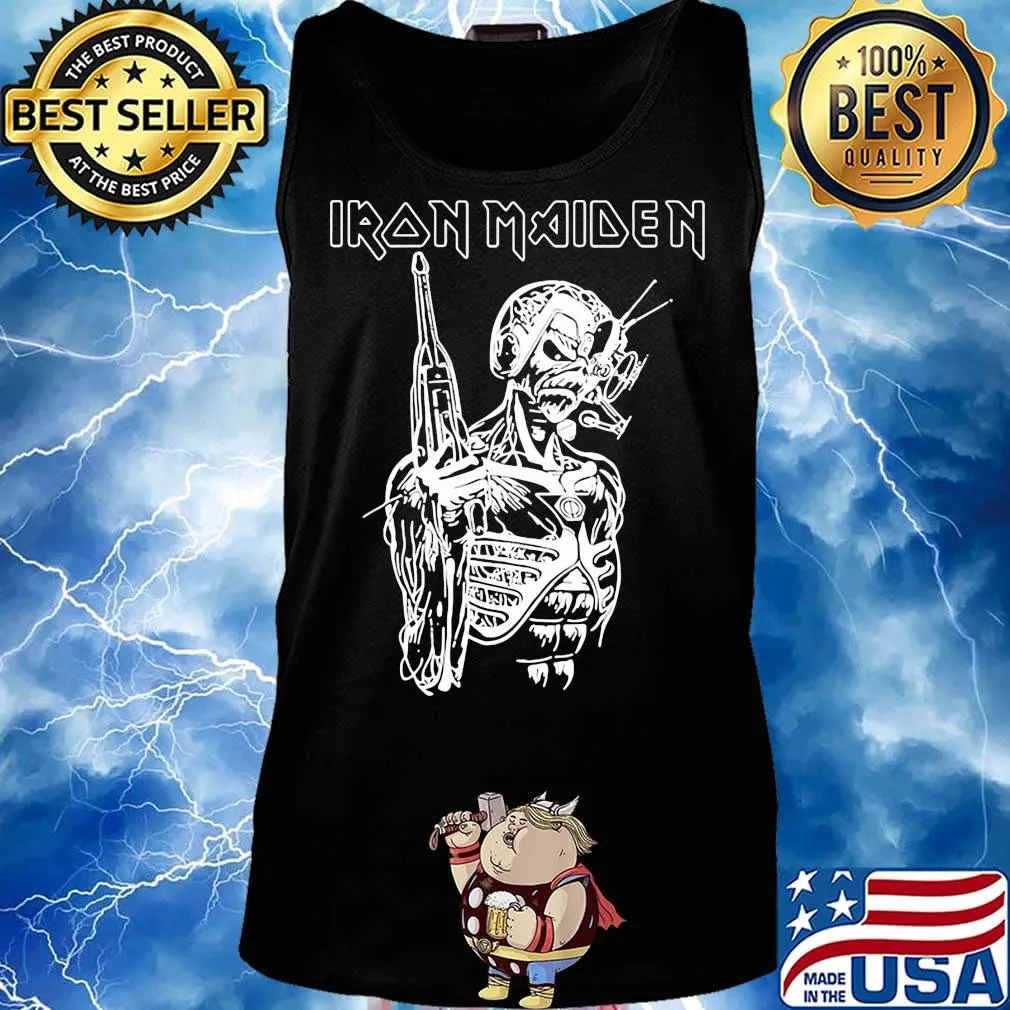 Skeleton veteran iron maiden s Tank top