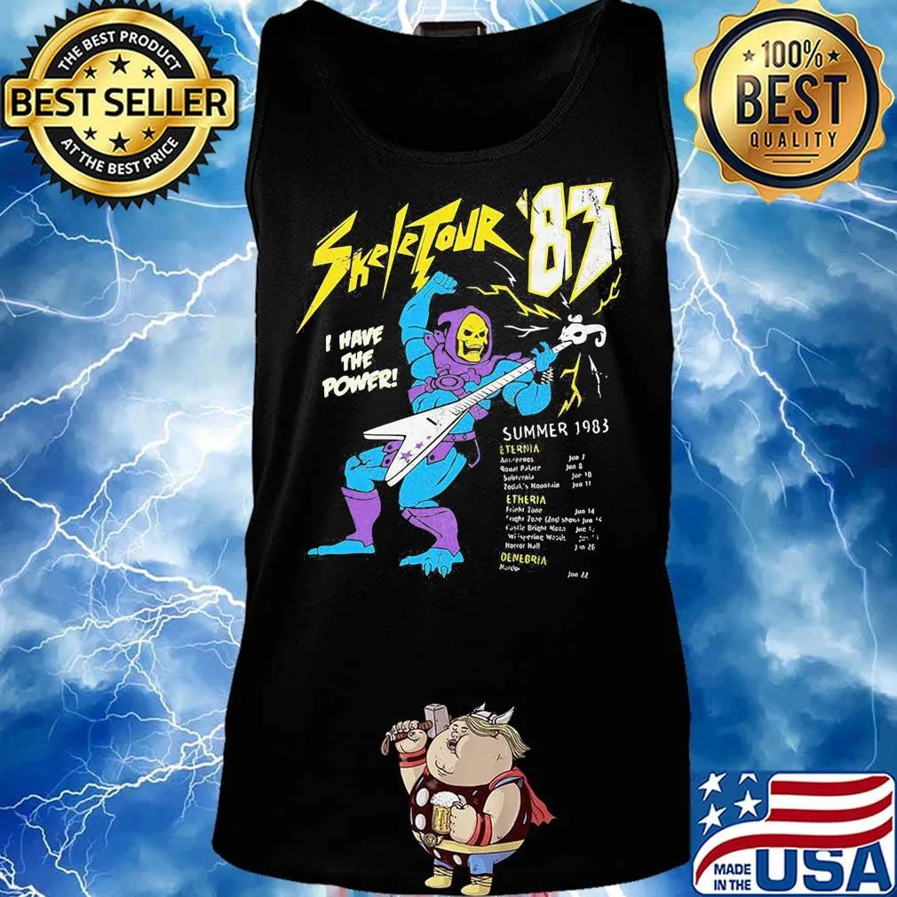 Skeletour '83 i have power summer 1983 s Tank top