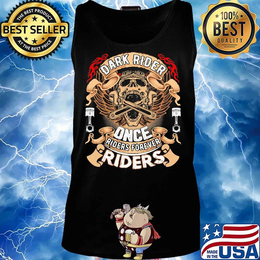 Skull dark rider once riders firaver riders s Tank top