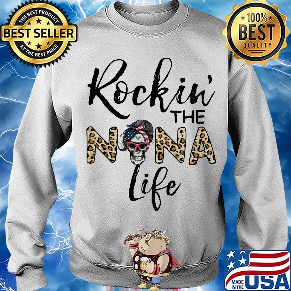 Skull rockin the nona life s Sweater