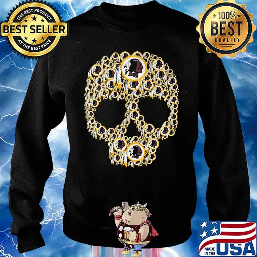 Skull washington redskins football logo s Sweater