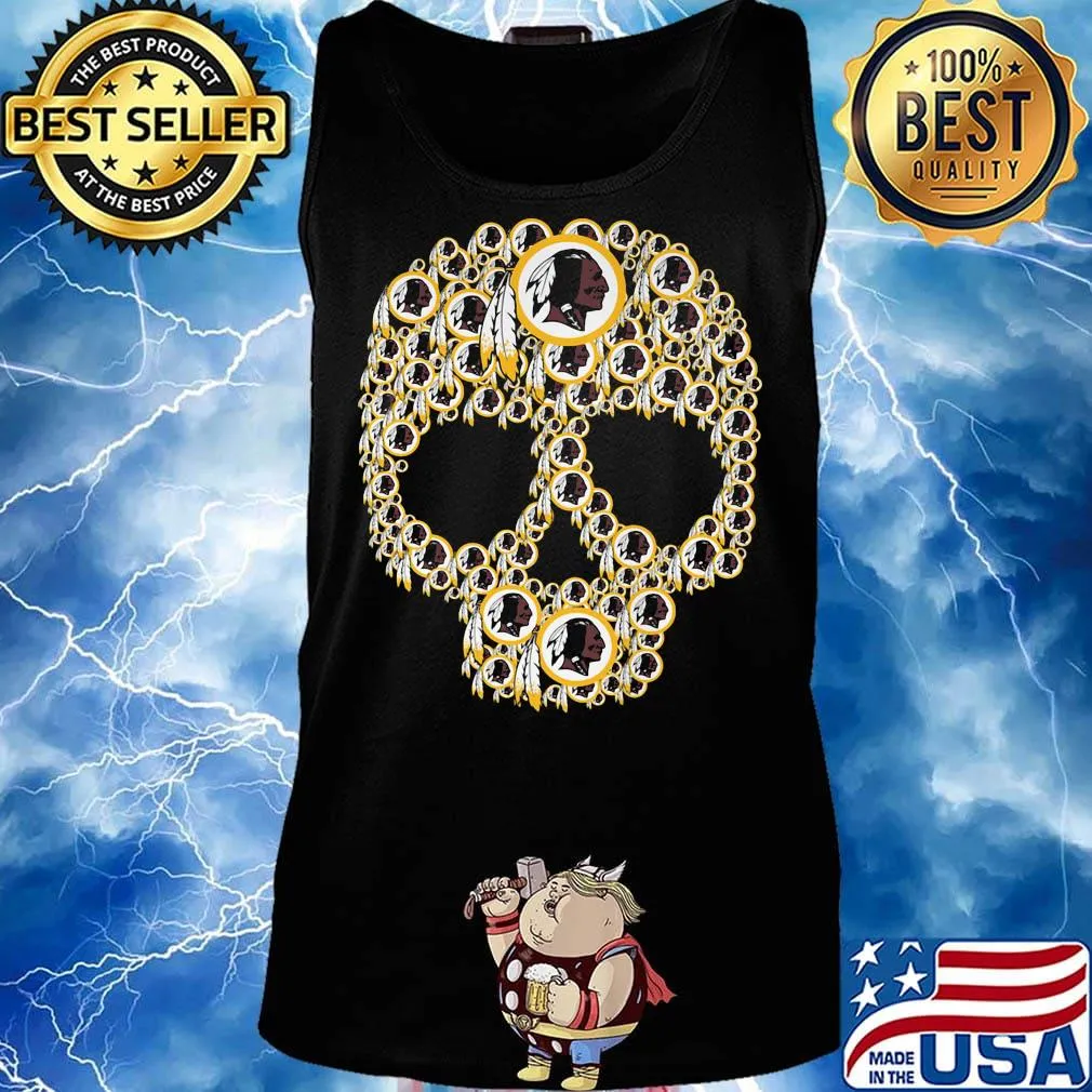 Skull washington redskins football logo s Tank top