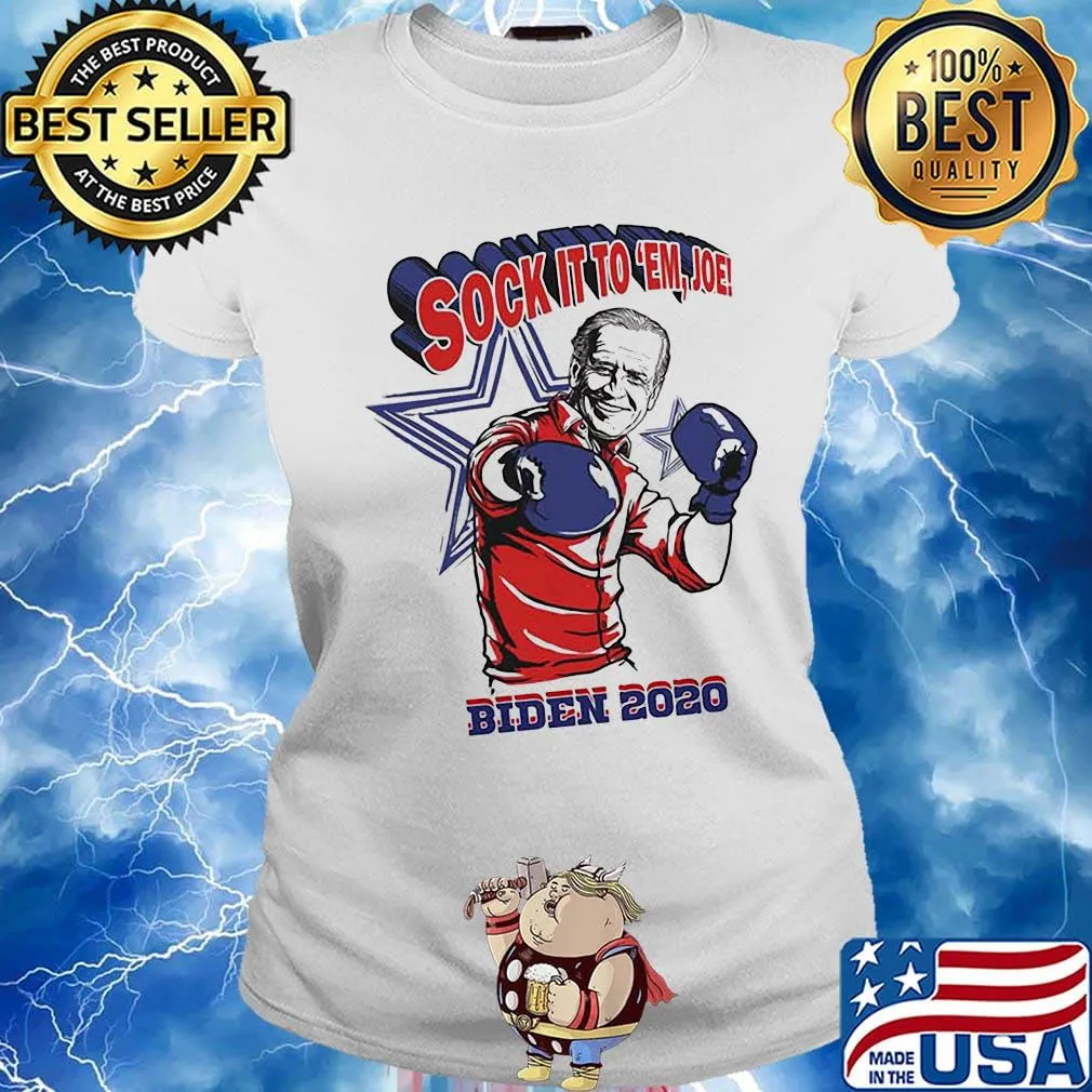 Sock it to em joe biden 2020 america 4th of july independence day s Ladies tee