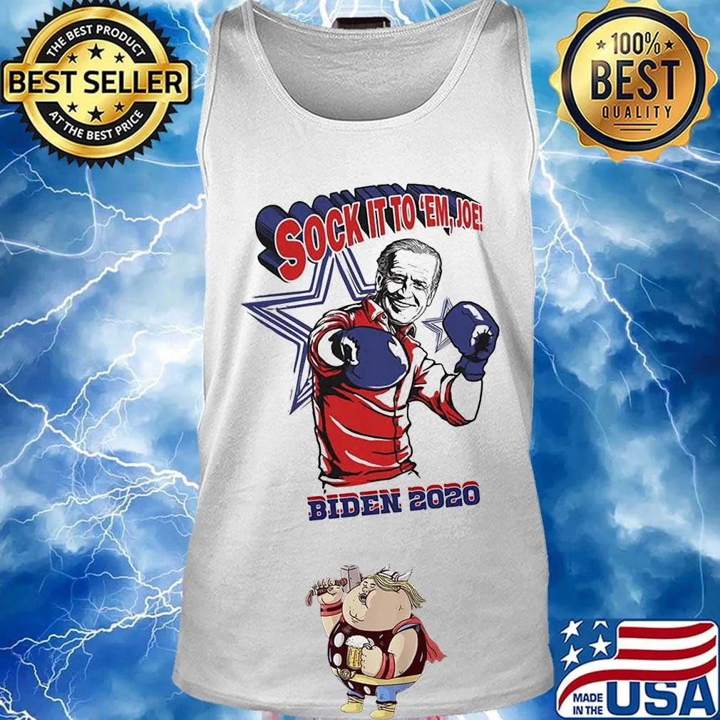 Sock it to em joe biden 2020 america 4th of july independence day s Tank top