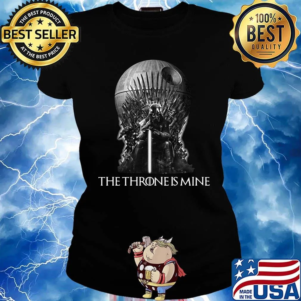Star wars darth vader the throne is mine night s Ladies tee