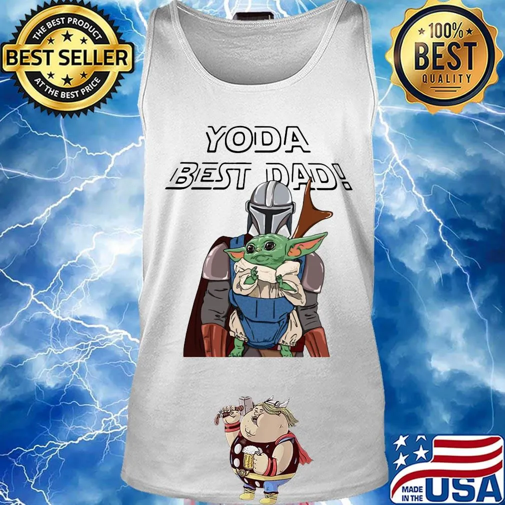 Star wars darth vader yoda best dad happy father's day s Tank top