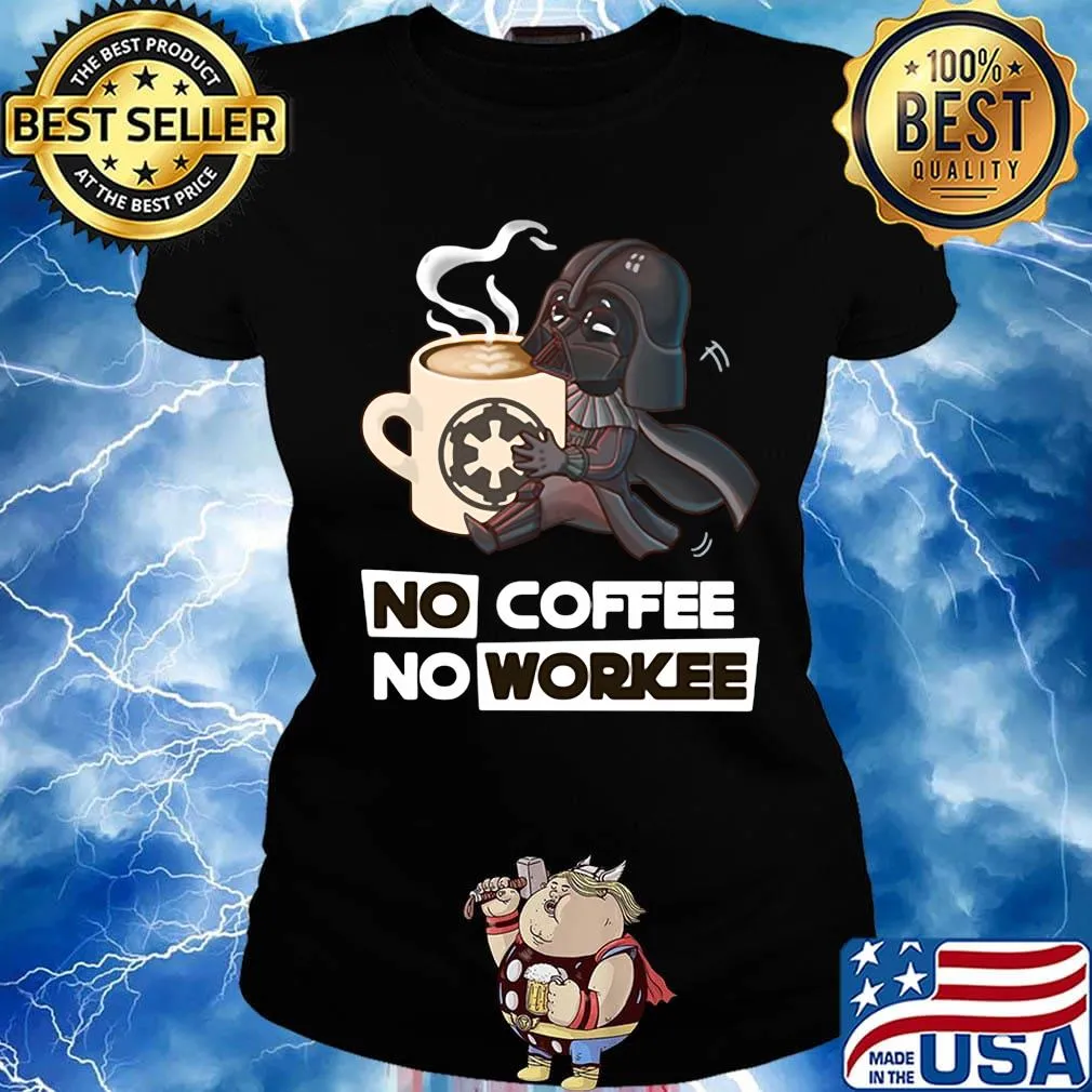 Star Wars No coffee No workee s Ladies tee