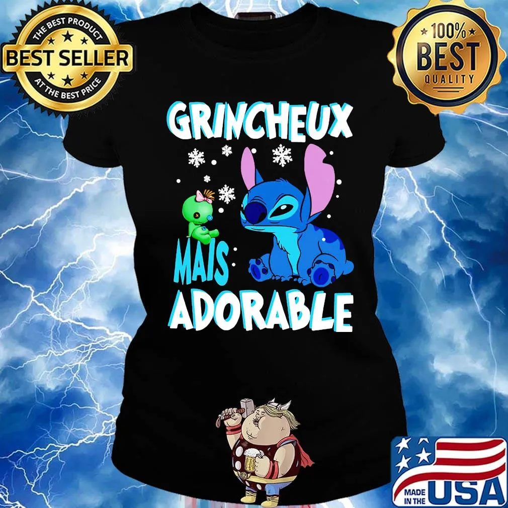 Stitch and scrump grincheux mais adorable s Ladies tee