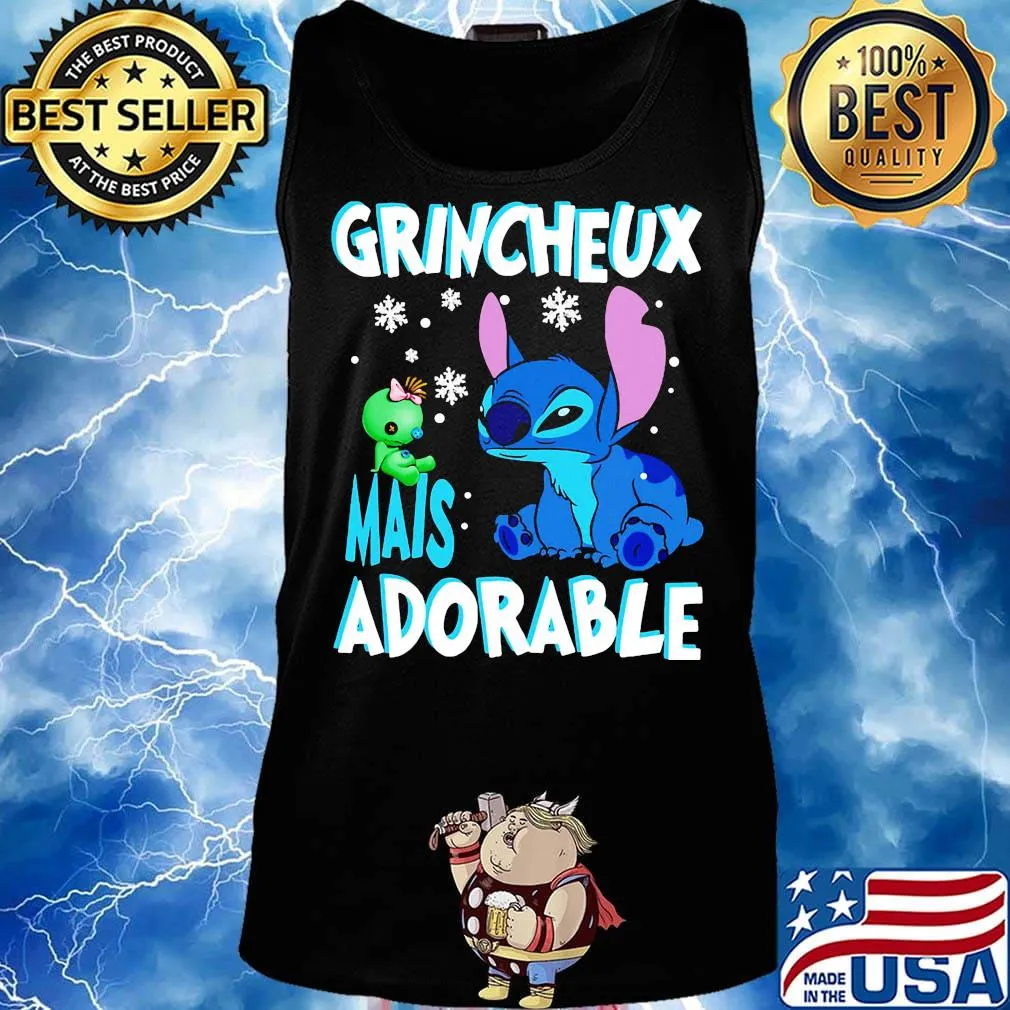 Stitch and scrump grincheux mais adorable s Tank top