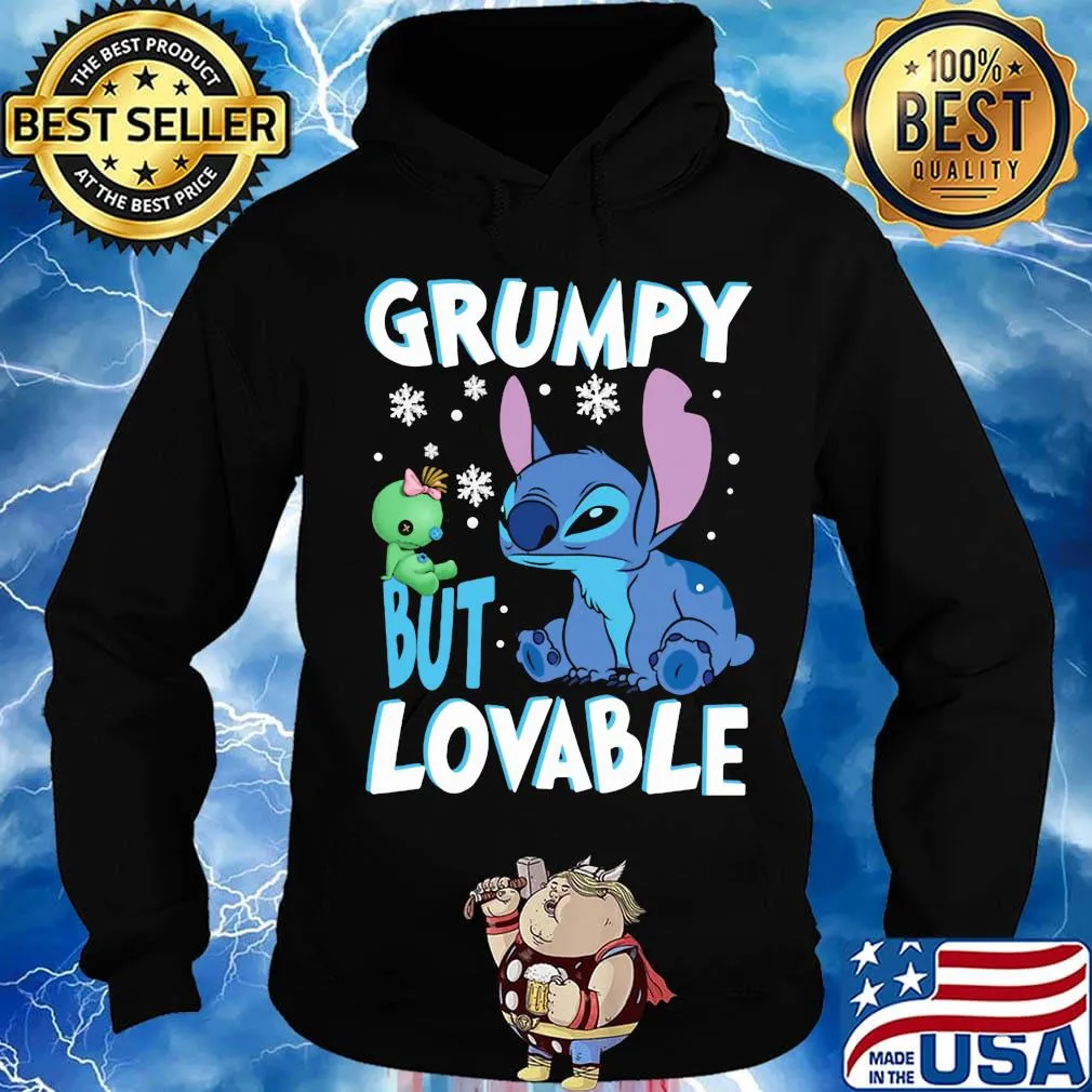 Stitch grumpy but lovable snows s Hoodie