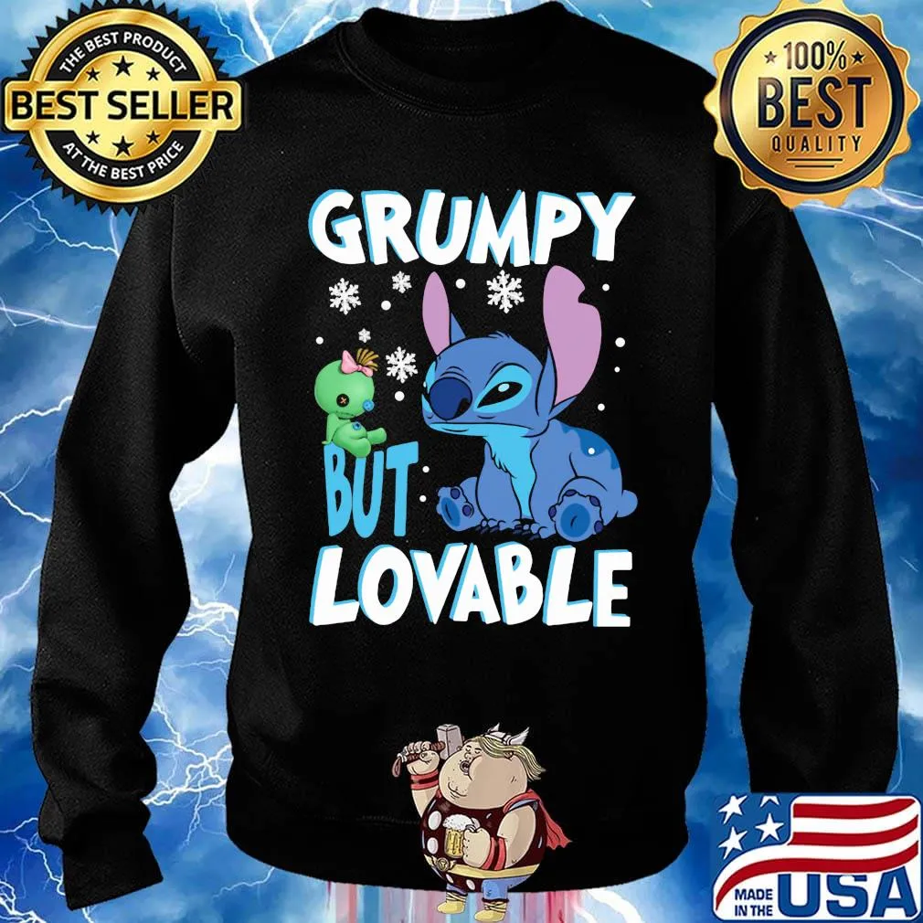 Stitch grumpy but lovable snows s Sweater