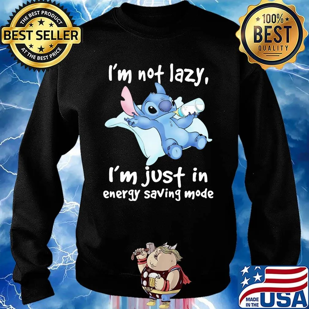 Stitch i'm not lazy i'm just in energy saving mode s Sweater