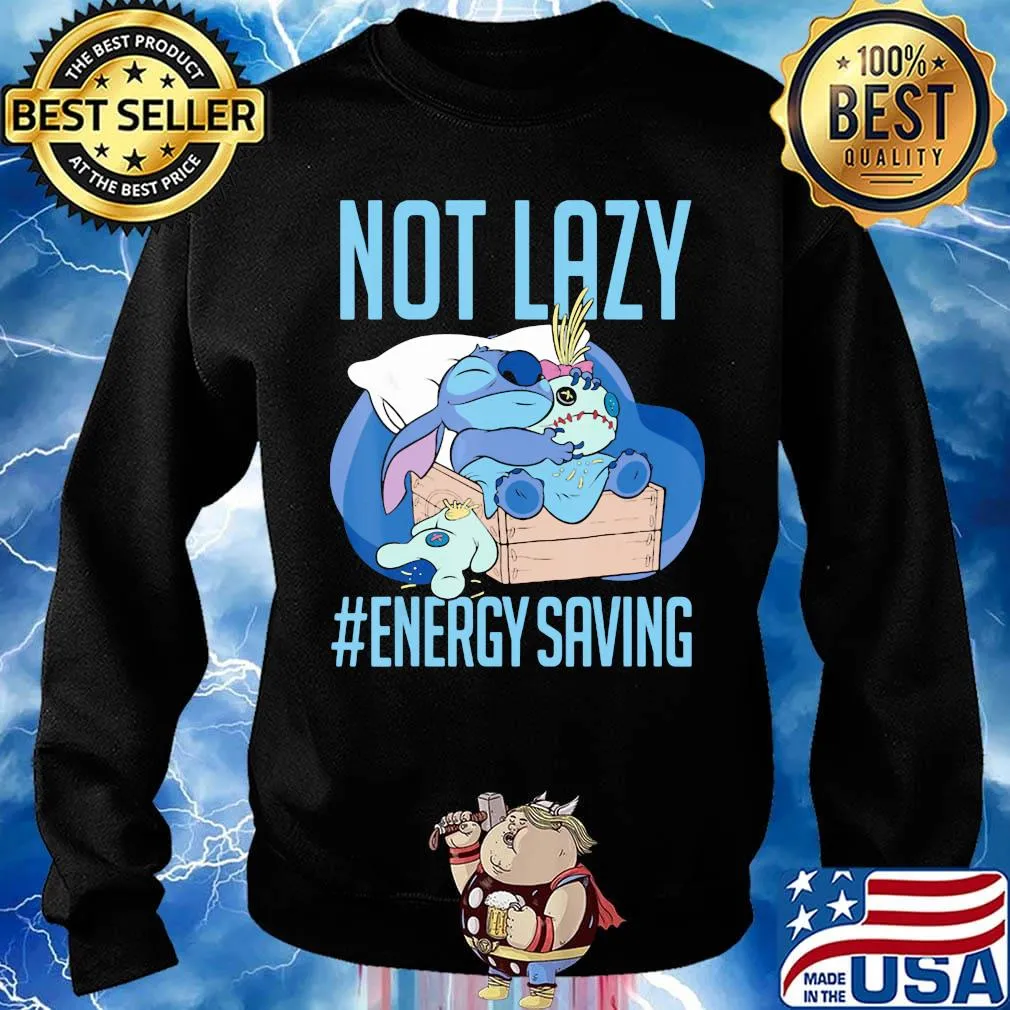 Stitch not lazy energy saving s Sweater