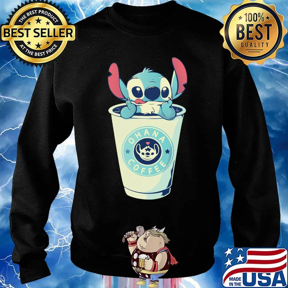 Stitch ohana coffee heart s Sweater
