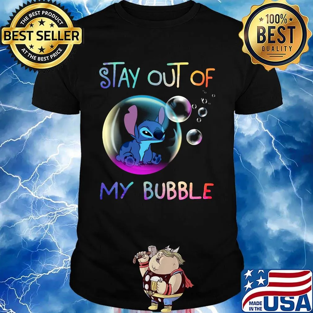 Stitch stay out of my bubble shirt