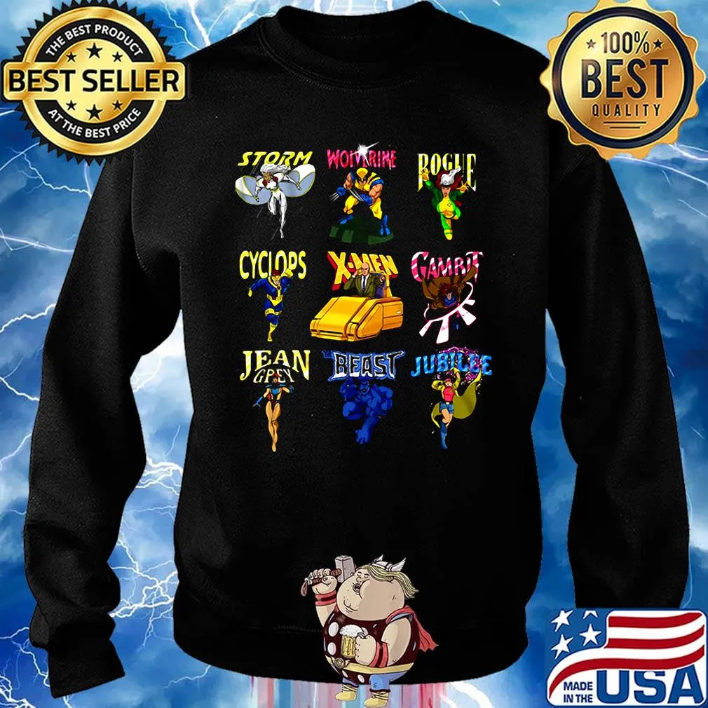 Storm worrine rogue cyclops x men gambit jean grey beast jublee s Sweater