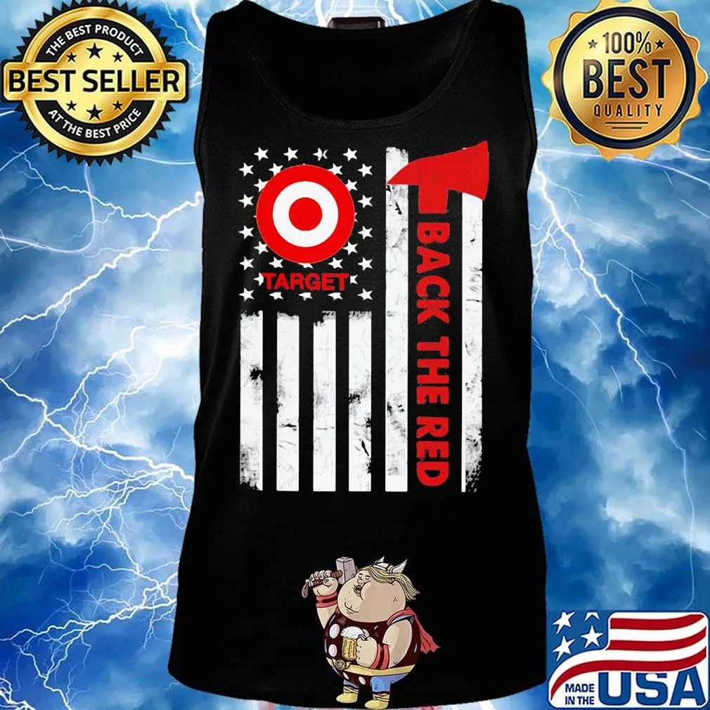 Target back the red american flag independence day s Tank top