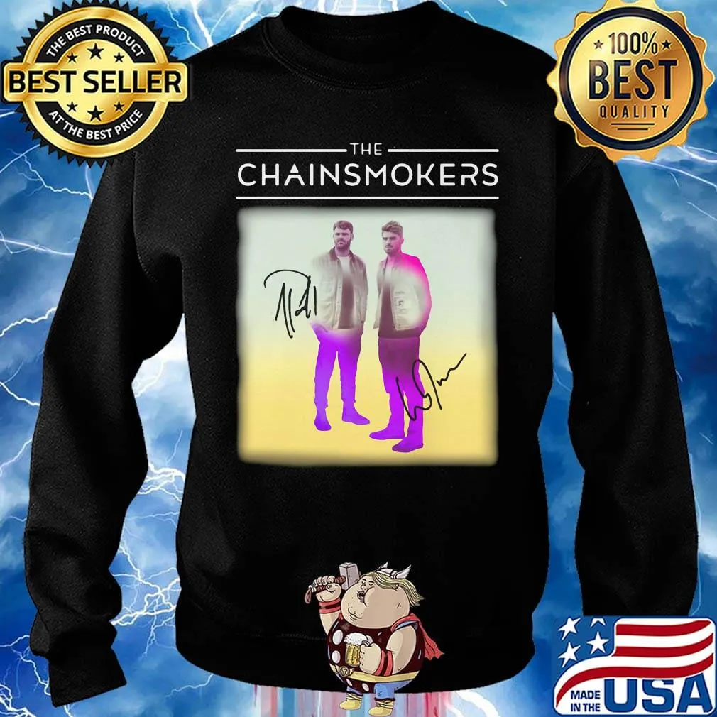The chainsmokers members signatures s Sweater