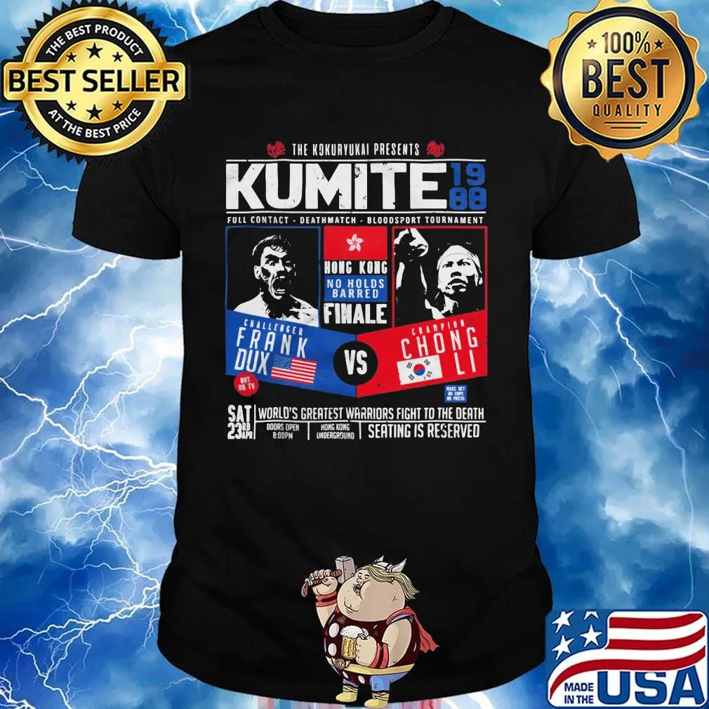 The Kokuryukai presents Kumite 1988 full contact deathmatch shirt