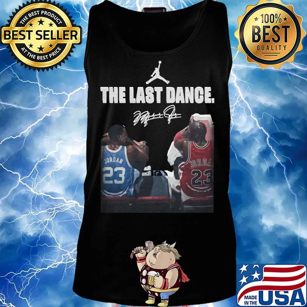 The last dance michael jordan and kobe bryant basketball signature s Tank top