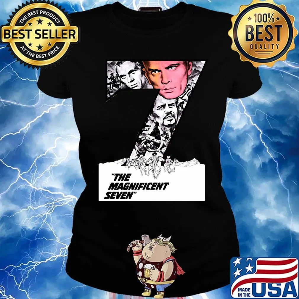 The Magnificent seven 7 character s Ladies tee