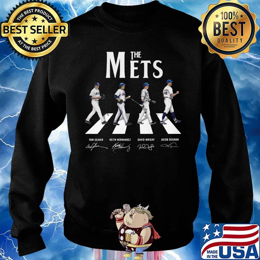 The mets baseball team abbey road signatures s Sweater