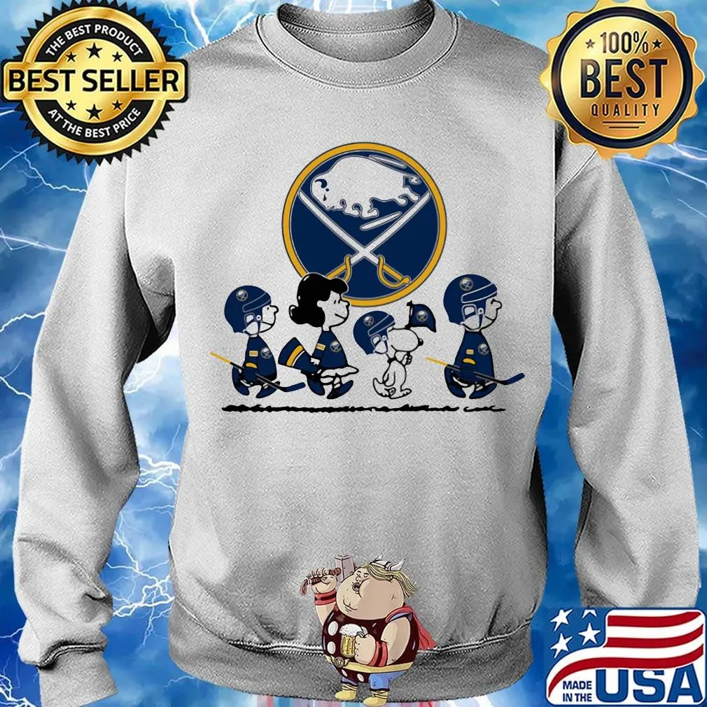 The peanuts buffalo sabres hockey logo s Sweater