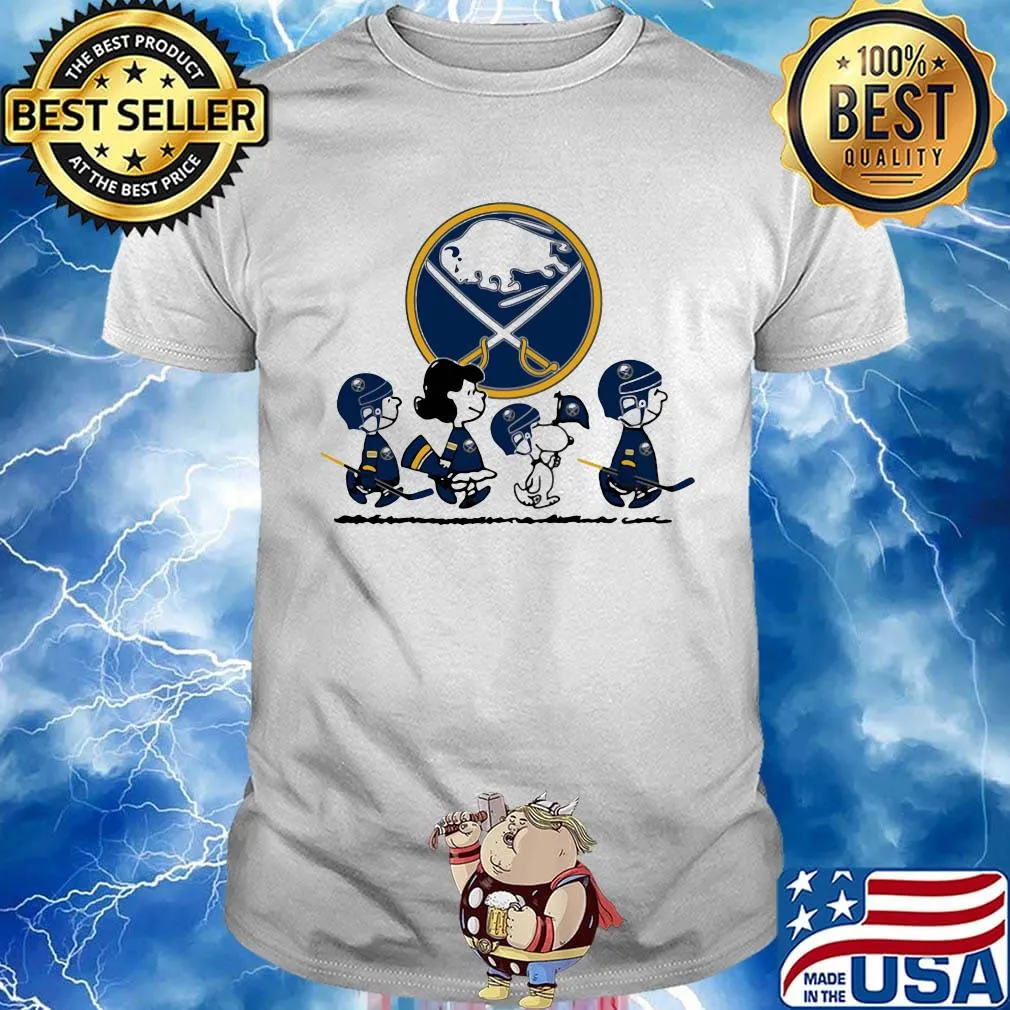 The peanuts buffalo sabres hockey logo shirt
