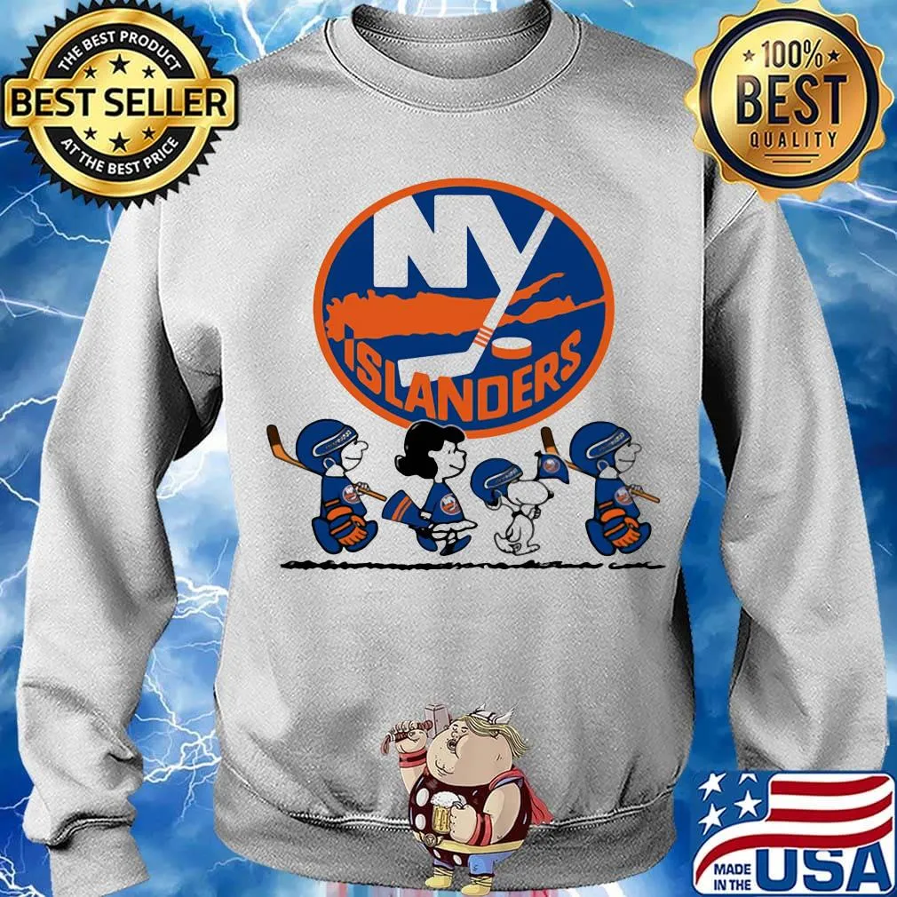 The peanuts new york islanders hockey logo s Sweater