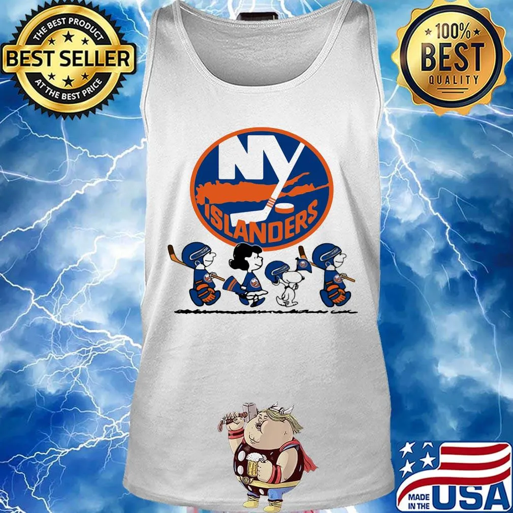 The peanuts new york islanders hockey logo s Tank top