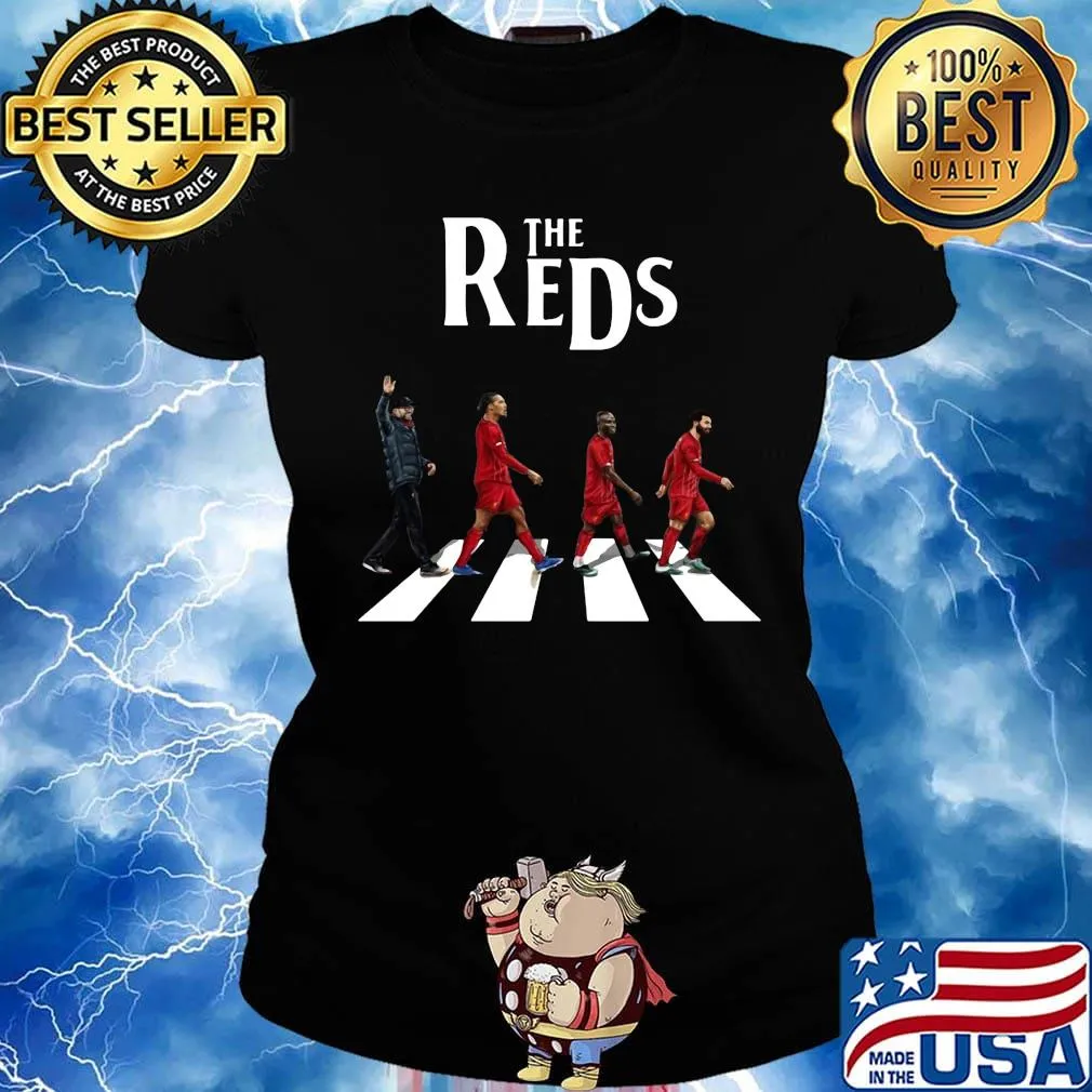 The reds football team abbey road s Ladies tee