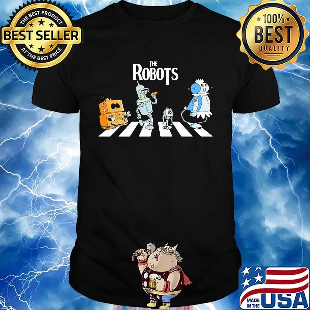 The robots abbey road shirt