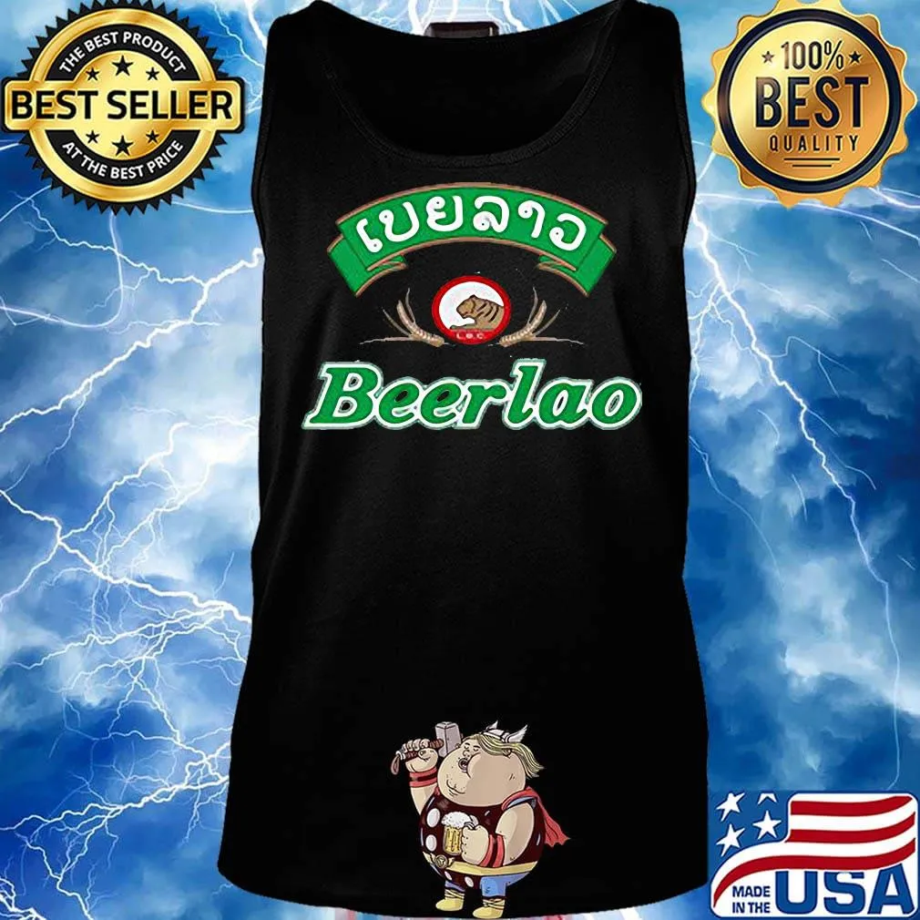 Tigers beerlao beer logo s Tank top