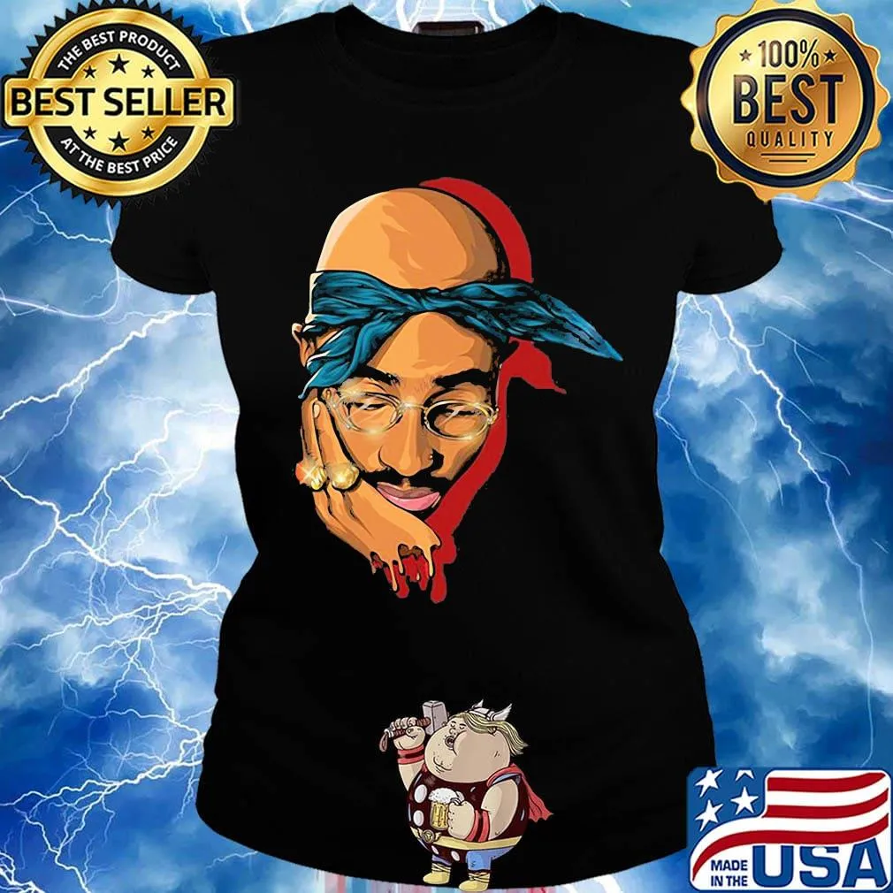 Tupac shakur rapper diamond art s Ladies tee