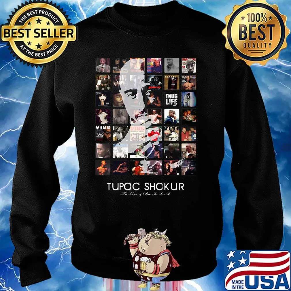 Tupac shakur rapper in live and let die s Sweater