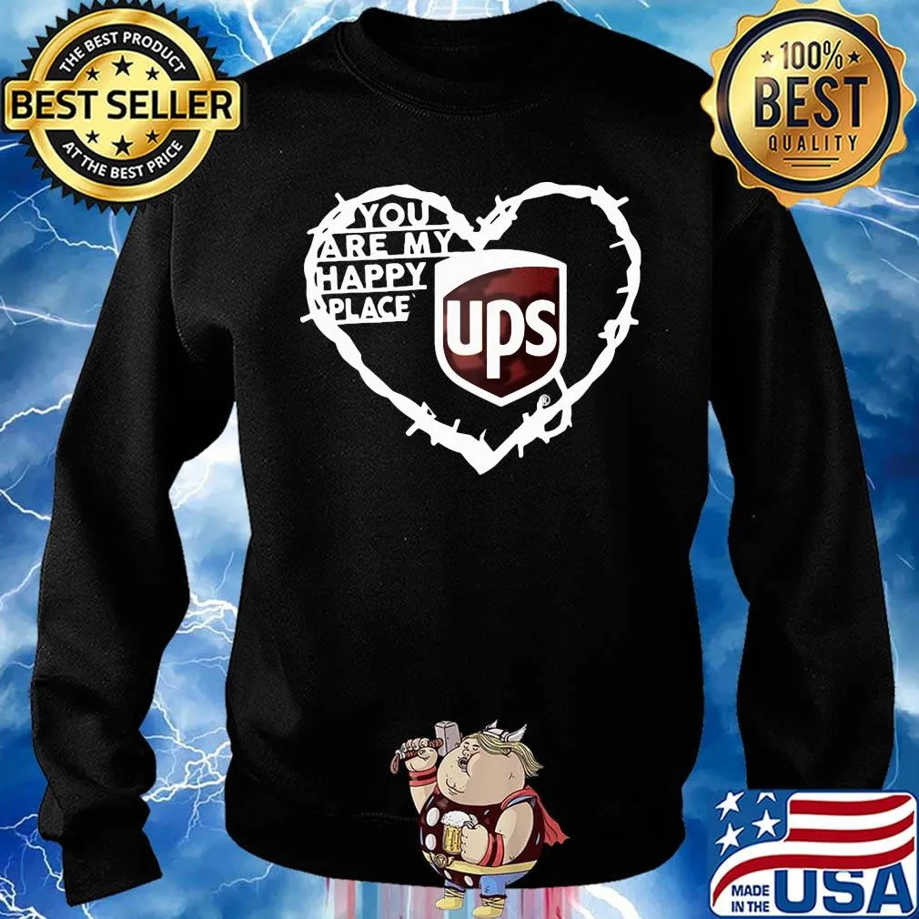 You are my happy place ups heart s Sweater