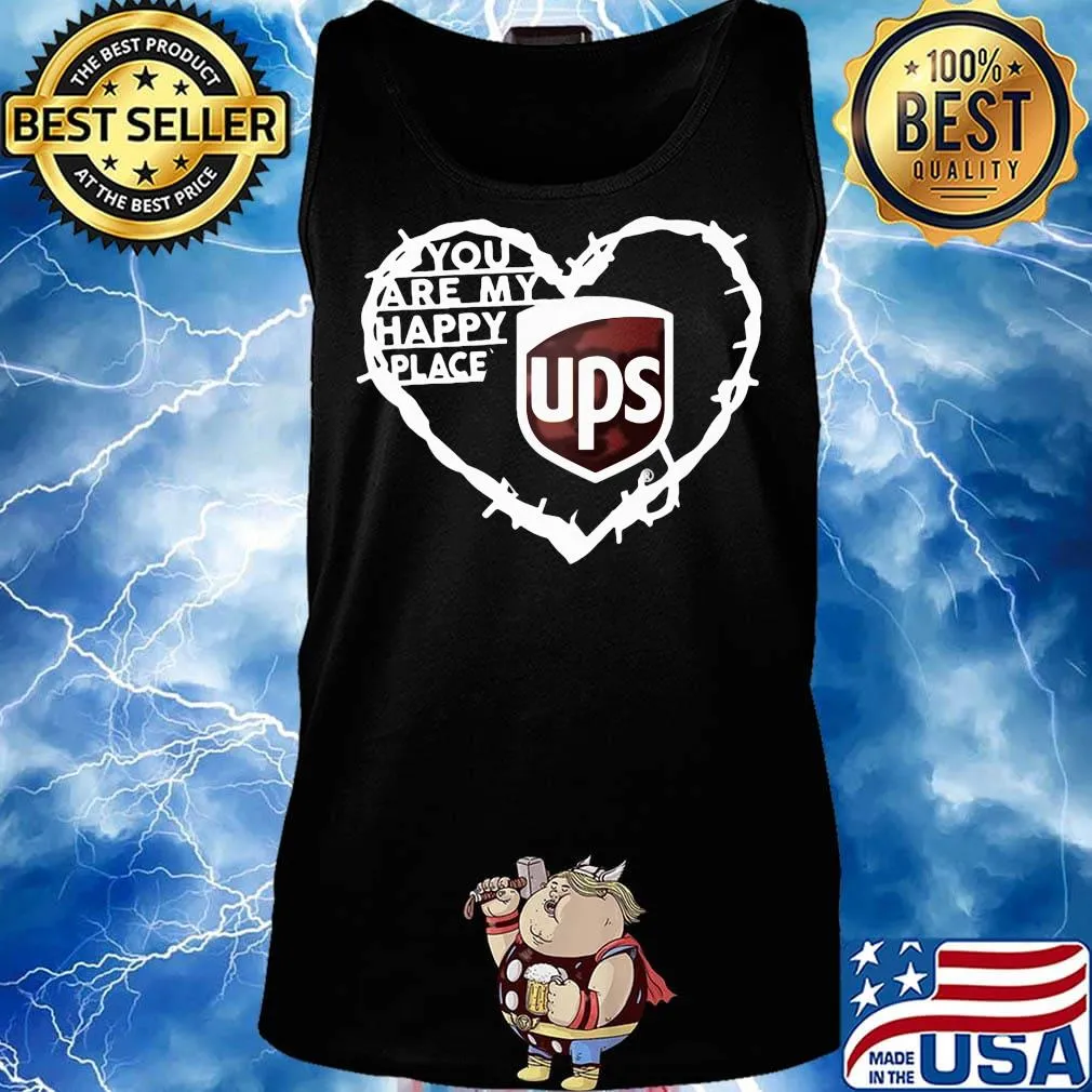 You are my happy place ups heart s Tank top