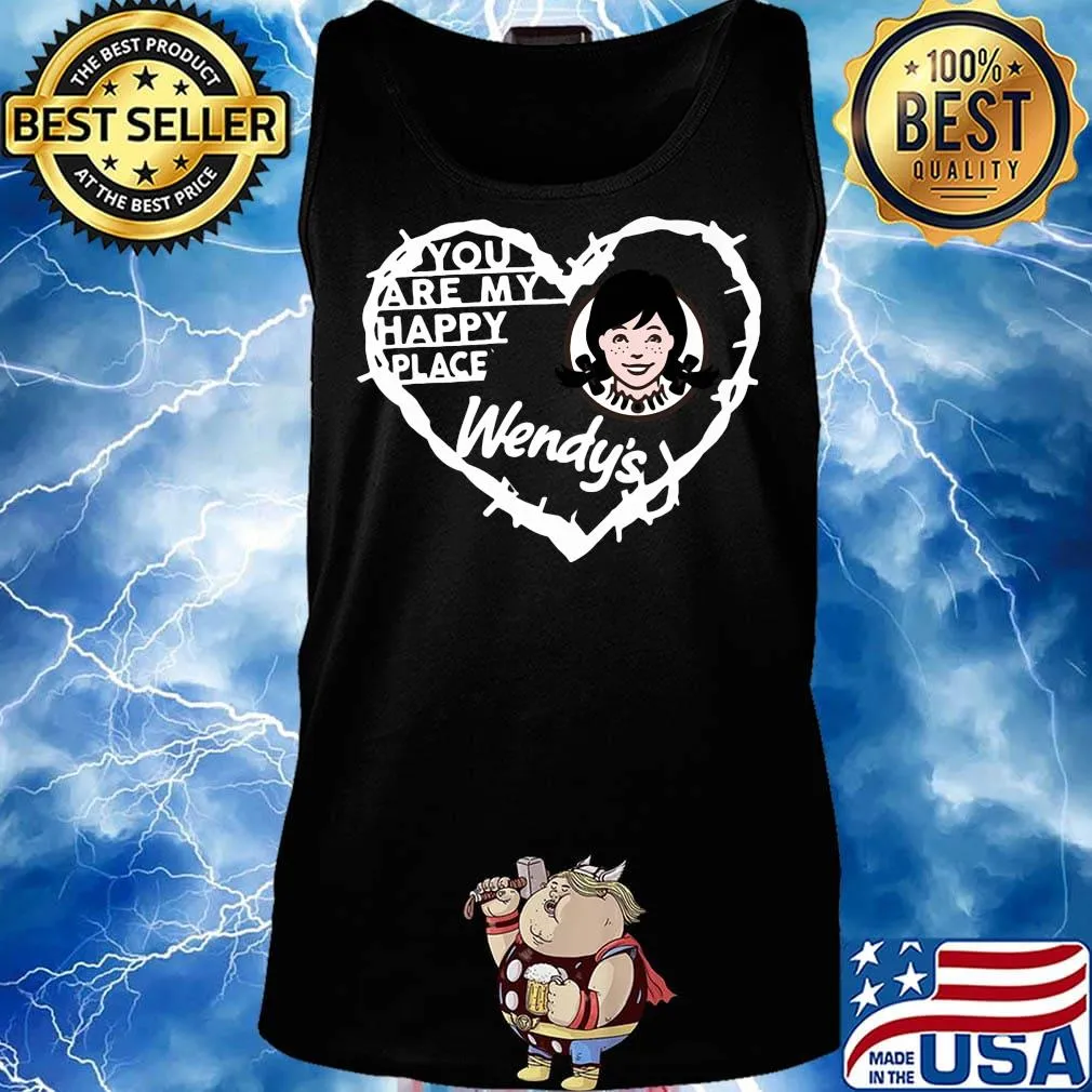 You are my happy place wendy's heart s Tank top