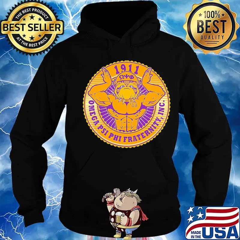1911 omega psi phi fraternity inc bulldogs logo s Hoodie